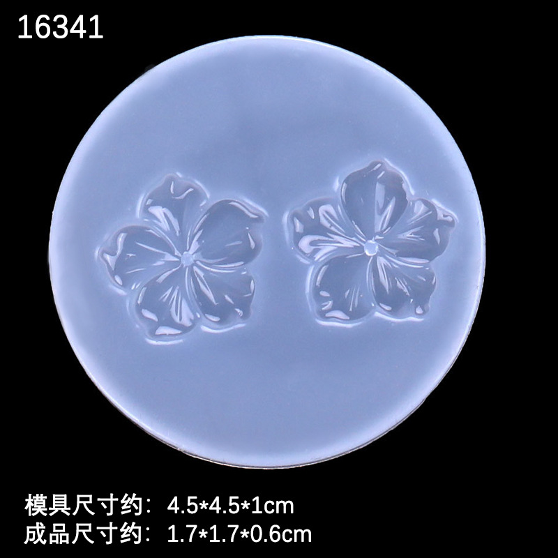 Espejo DIY cristal epoxi flor molde de silicona Rosa girasol Decoración Accesorios