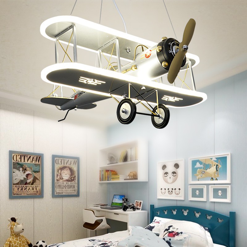 Creative led children's airplane light b...