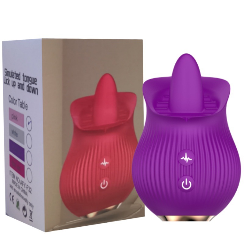 Explosión de la cabeza de la esclava, huevo, lengua, varilla de vibración, masturbadores femeninos, artículos sexuales para adultos image 11