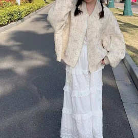 棒球服外套女春秋季2026年新款美式慵懒短款宽松外搭开衫上衣