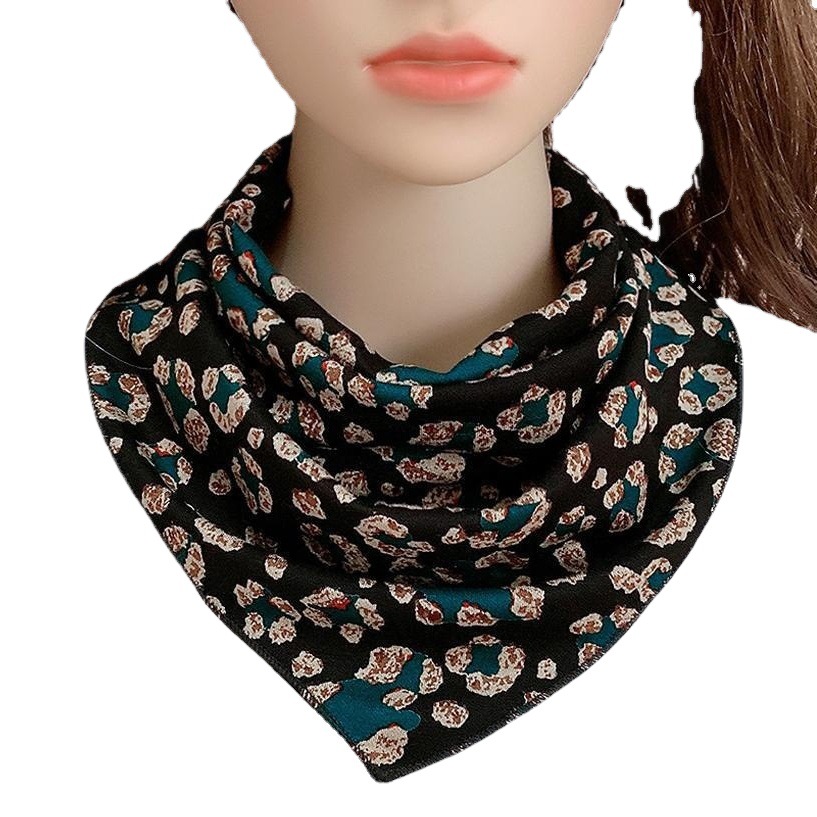 Women's Thin Winter Cervical Neck Protection Neck Sleeve Korean Style All-match Warm Fashion Fake Collar New Scarf Triangle Towel