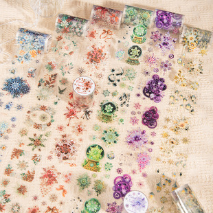 ��׽��һƬСѩ��ϵ�����õ�һ��PET�z��6cmѩ�����}DIYƴ�N 6��