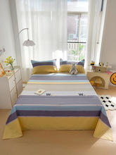 纯棉床单单件 100%全棉儿童卡通单人学生宿舍被单1.2米1.5 1.8m床