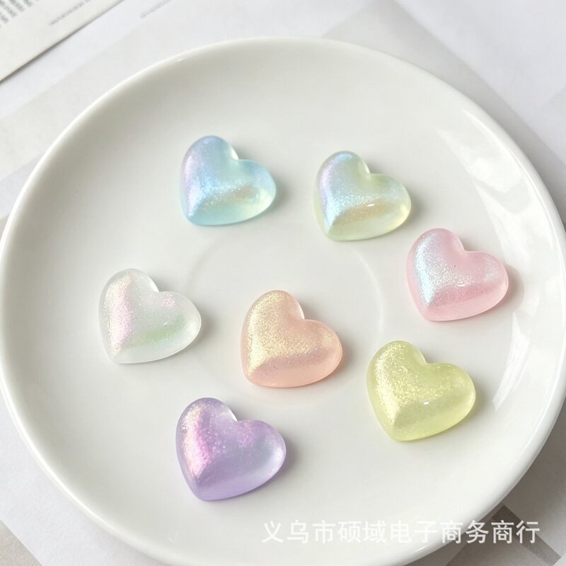 New Mermaid Princess Glitter Heart DIY Hair Clips, Hair Ties, Keychains, Phone Case Resin Accessories Wholesale New Mermaid Princess Glitter Heart DIY Hair Clips, Hair Ties, Keychains, Phone Case Resin Accessories Wholesale