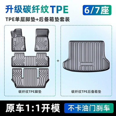 Pattern Tpe Car Floor Mats for | Universal Foot Pad