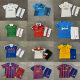 Cross-border exclusive for children's wear retro football uniforms suit Real Madrid Barcelona Mexico Germany France home away fans