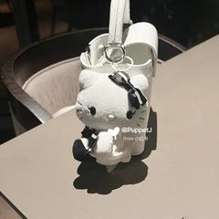 赫本风hellokitty包包挂件可爱哈喽kt猫毛绒公仔书包钥匙挂饰玩偶
