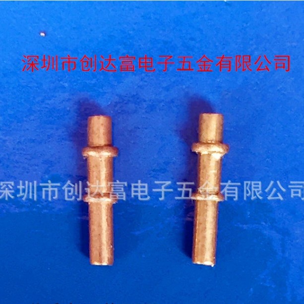 双头圆形针 双卡位PIN针 两个台阶直针0.6-2.0mm线径 长度尺寸定