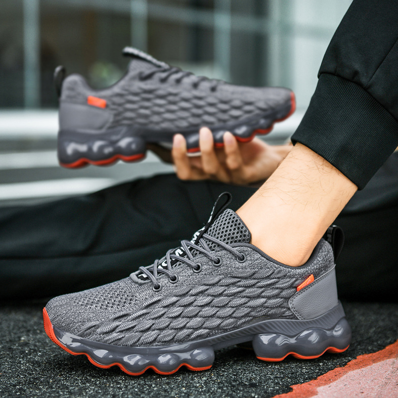 Herren Sneakers mit Polsterung, Wanderschuhe, Trainingsschuhe, Mesh-Outdoor-Schuhe_voghion.com