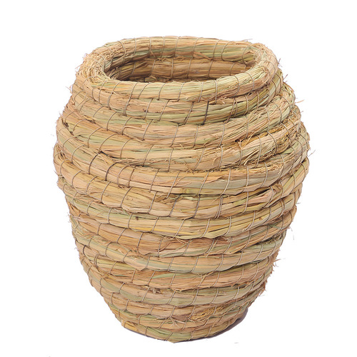 Wicker Bird Cage Pet Parrot Wicker Dove House Wicker Wicker Pet Bed Outdoor Outdoor Bird Nest Parrot Cotton Nest