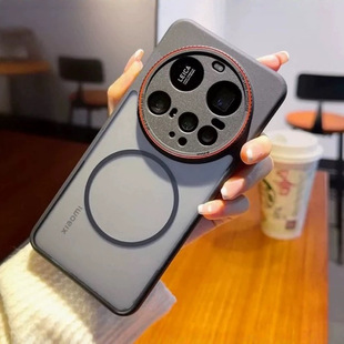 For millet 15Ultra with magnetic suction phone case high-end skin-feeling transparent case 15ultra all-inclusive men and women