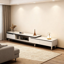 电视柜置物柜轻奢现代简约北欧风落地柜小户型家用客厅伸缩储物柜