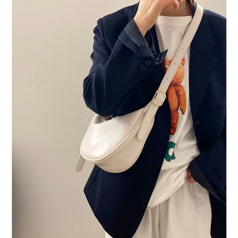 Borsa a tracolla donna, elegante borsa a sella stile francese_voghion.com