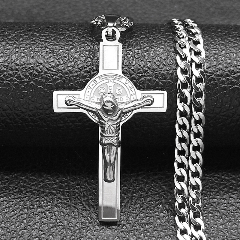Collier Croix Jesus Crucifix Detail 2