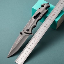 瑞士軍刀折疊刀不銹鋼戶外折刀高硬度便攜小刀野營求生多功能小刀
