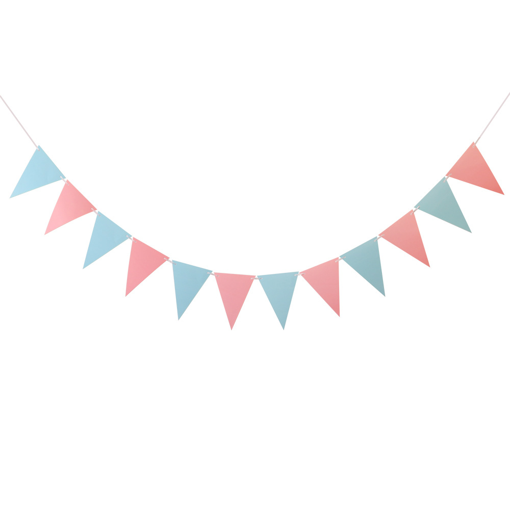 Bandera Triangular con Patrón de Ondas en Papel Dorado, Decoración de Cumpleaños, Pancarta Festiva, Decoración de Fondo para Fiestas, Accesorio de Fondo, Bandera Triangular