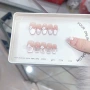 纯手工美甲光疗猫眼贴片