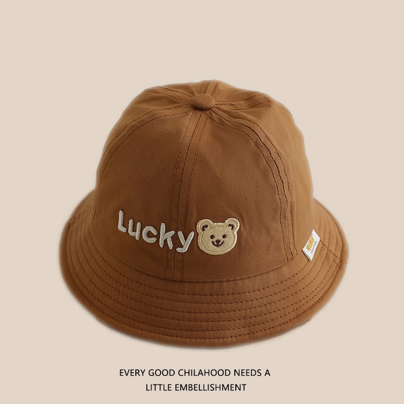 Sombrero de bebé primavera y otoño gorro de pescador lindo lindo niñas y niños viajan sombrero solar universal de verano