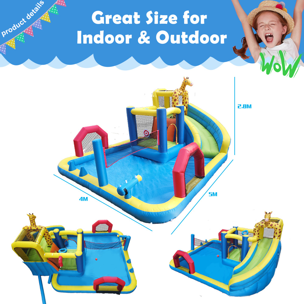 HappyLion inflable trampolín slide travieso Castillo travieso directo del parque infantil inflable trampolín castillo inflable