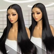 前蕾丝假发全头套长直发 4*4 lace front wig 欧美假发长直发现货