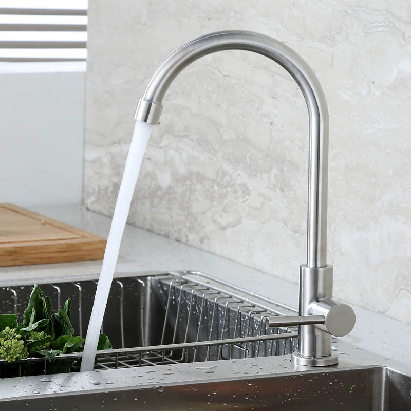 A6L Launda Single Cold Kitchen Basin Pillar Basin Washing Basin Washing Terrace Laundry Pond Balcony Pond Copper Water