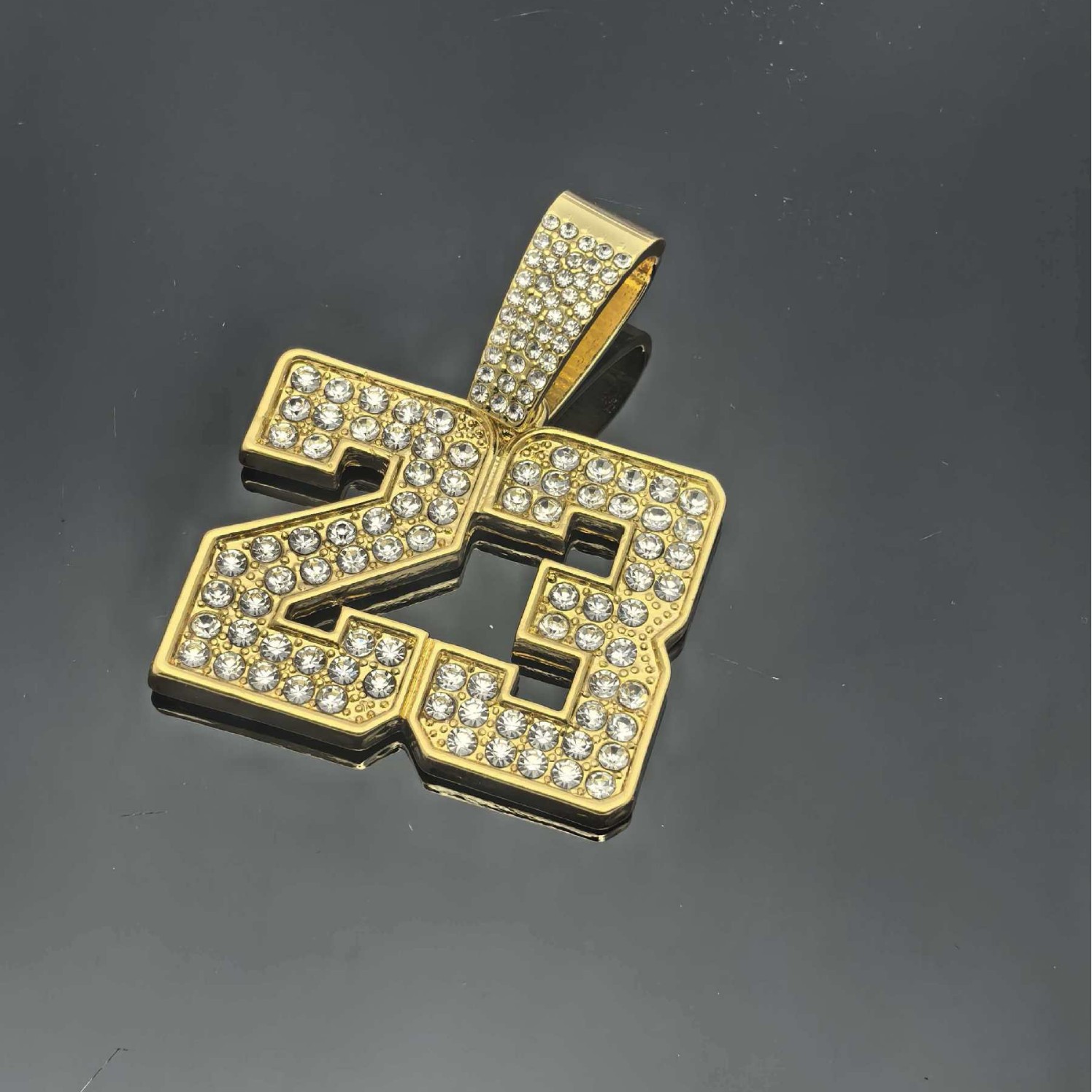 Collar de hip-hop europeo y americano, collar de diamantes de Cuba exagerado, 23 gráficos collares de diamantes al por mayor