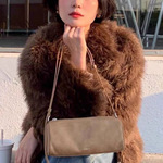 Wendy孙完胜同款  韩国 可调节束带 法式简约笔袋包