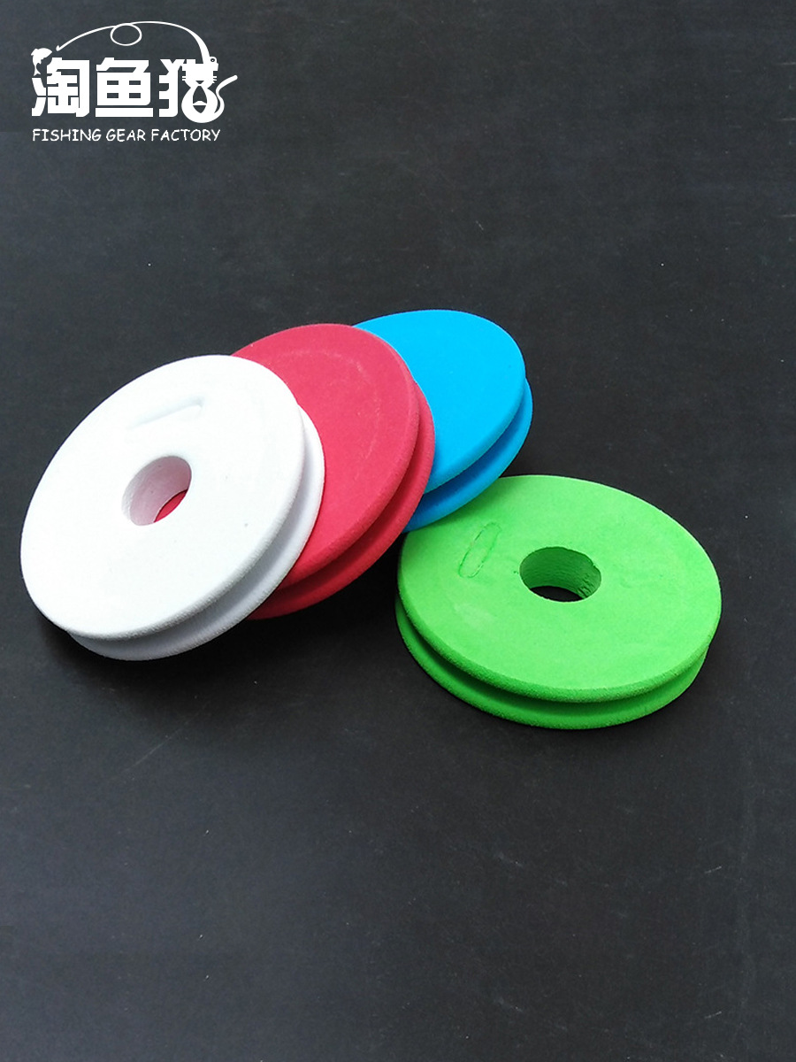 Factory wholesale color foam main line shaft wound fish line fish…