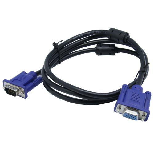 VGA cable 3+5 desktop computer TV monitor screen connection cable vga projector HD cable data cable 1.5 meters