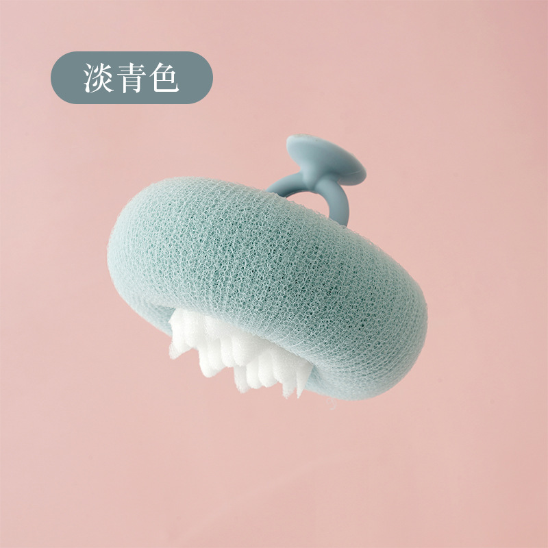 悦思家向阳花吸盘沐浴球搓澡海绵神器按摩浴擦无痛搓泥搓背洗澡刷|undefined