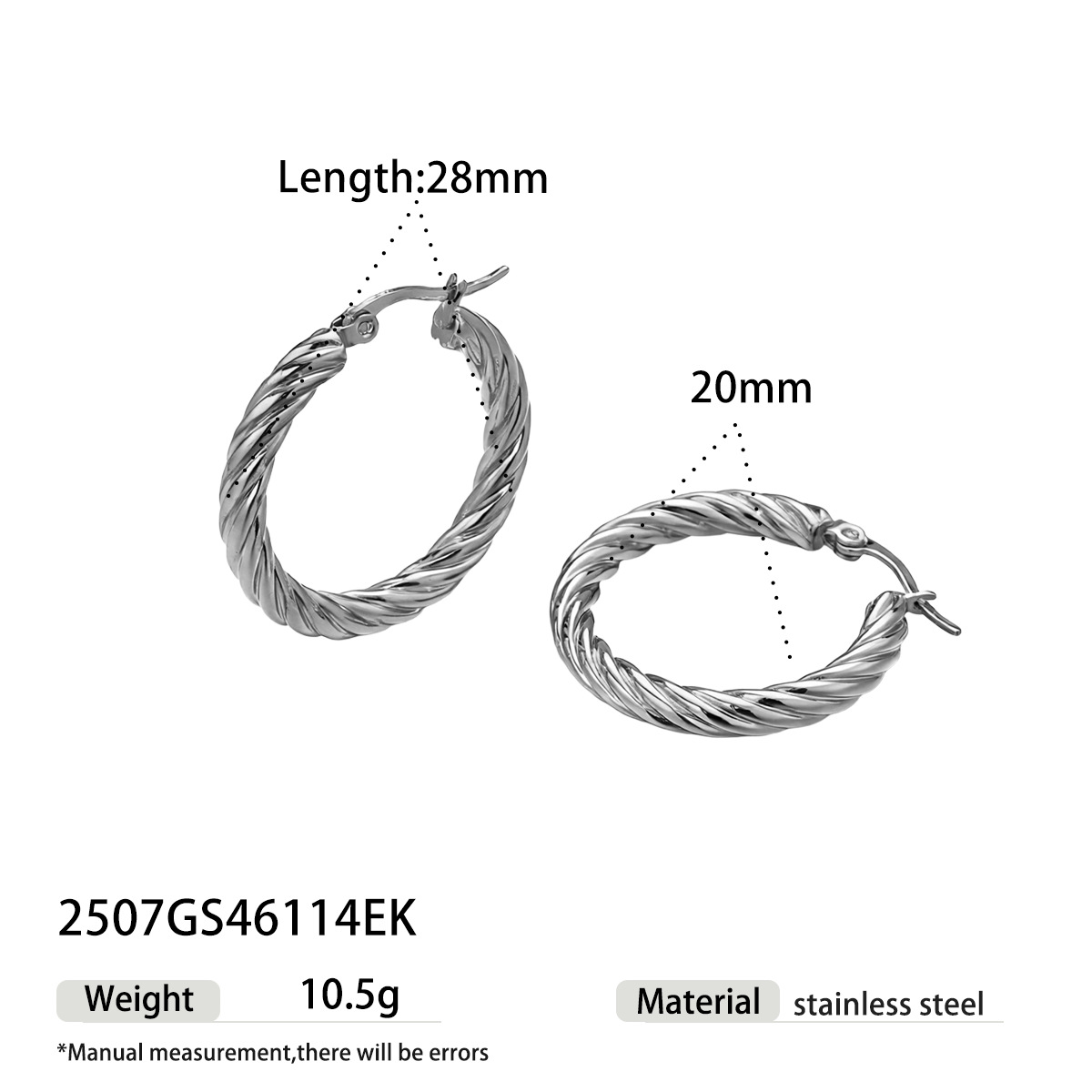 TENA Europa y los Estados Unidos venta caliente de anillo de acero inoxidable de acero de titanio de moda de diseño lineal pernos de orejas joyas transfronterizas