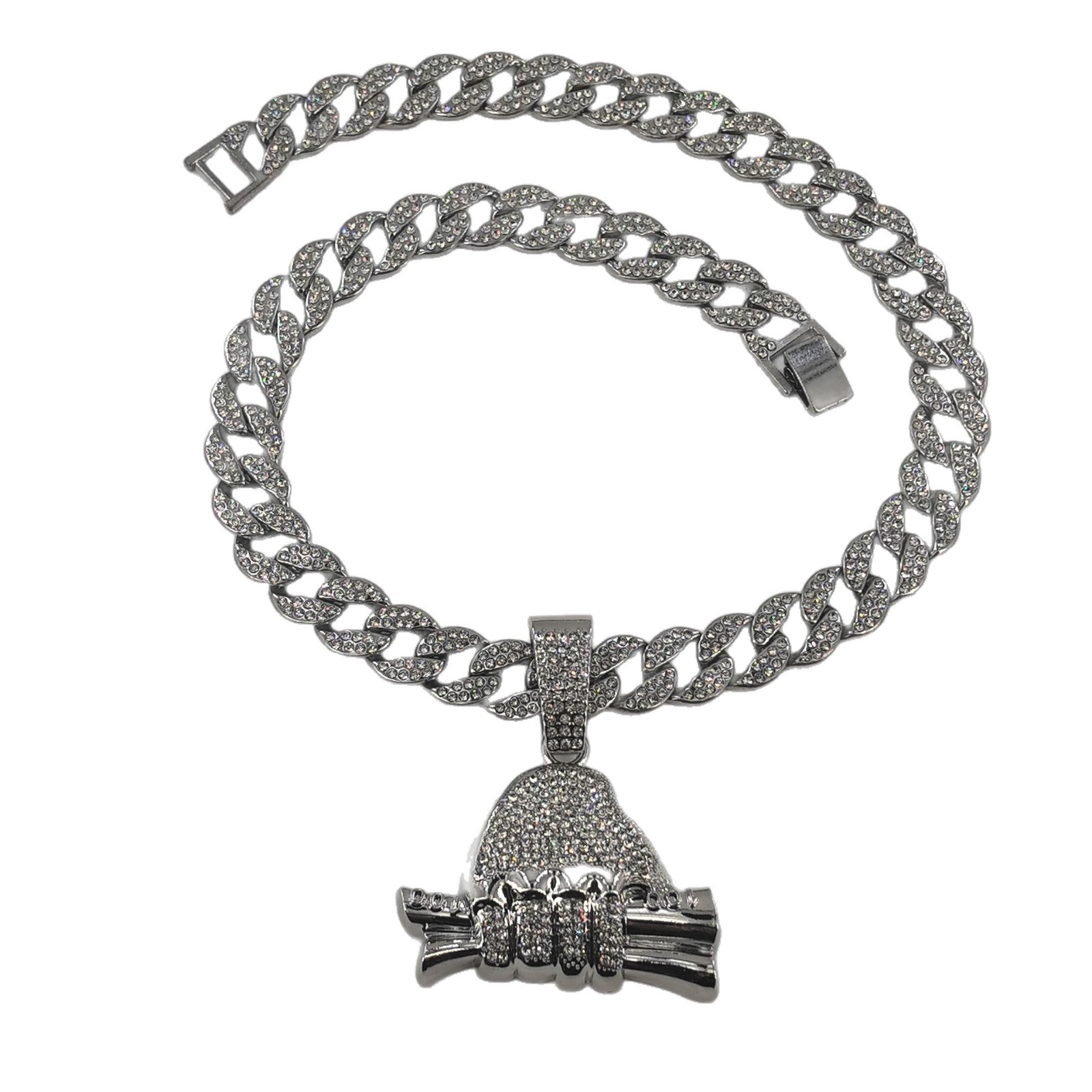 Plata con 18inch (cadena cubana)
