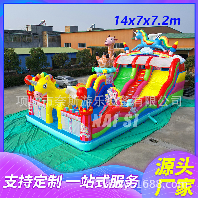 Fabricantes de equipos de parque infantil al aire libre grandes inflables trampolines inflables castillo traviesos castillo inflables