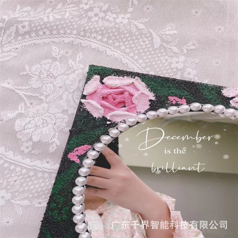 塑料镜子亚克力镜子 异形亚克力镜子切割 油画镜子 支持来图来样