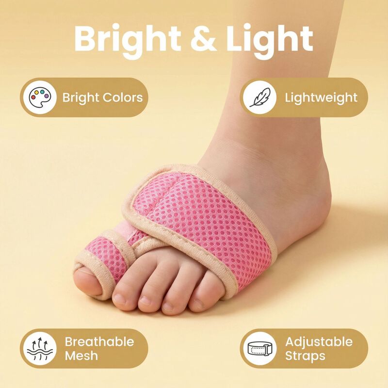 Children's Foot Immobilization Brace, Big Toe Auxiliary Fixation Strap, Toe Area Support, Protective Care, Immobilization Splint