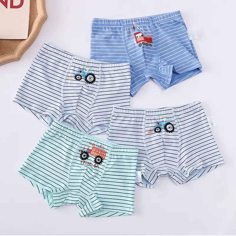 男童内裤a类纯棉儿童平角宝宝男孩中大童四角不夹pp短裤A类批发