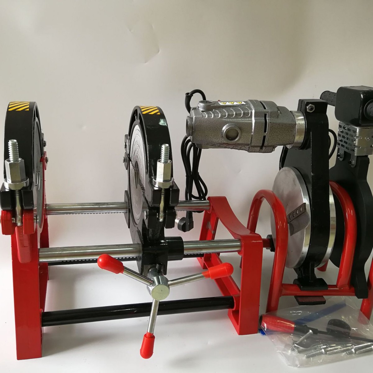 宏通PE管热熔机对接焊机烫管机160200两环铝合金压铸高效熔接