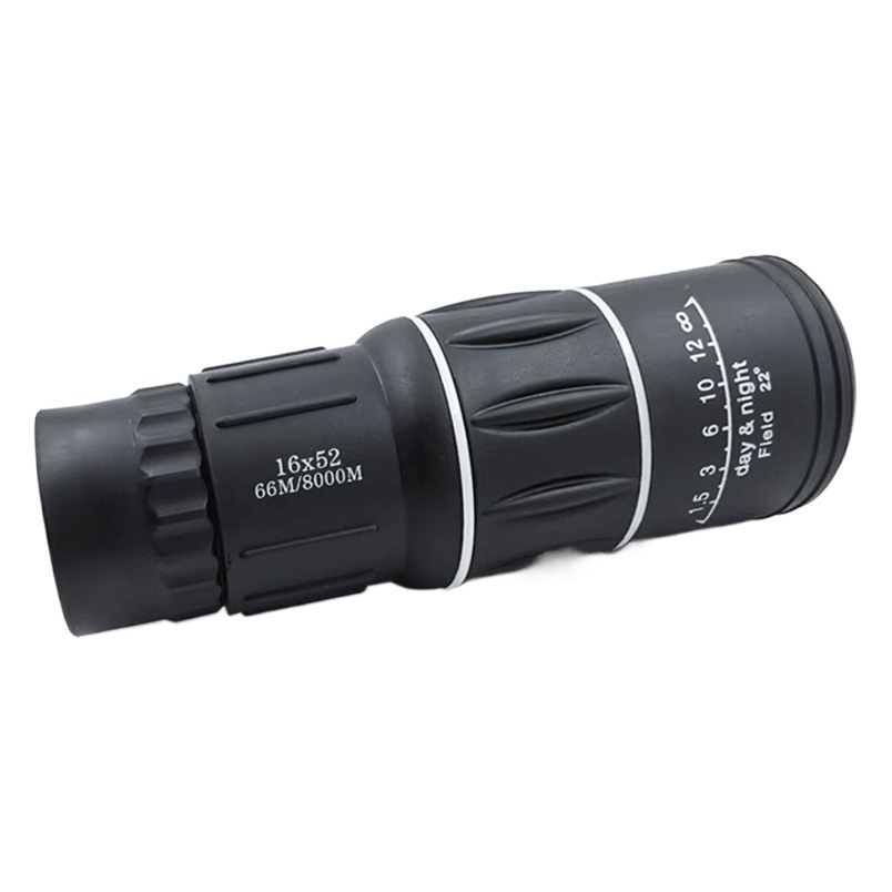 Telescopio monocular de ultra alta definición de 16x52 con visión nocturna en condiciones de poca luz, alta magnificación para ver conciertos y partidos, suministro directo de la fuente.