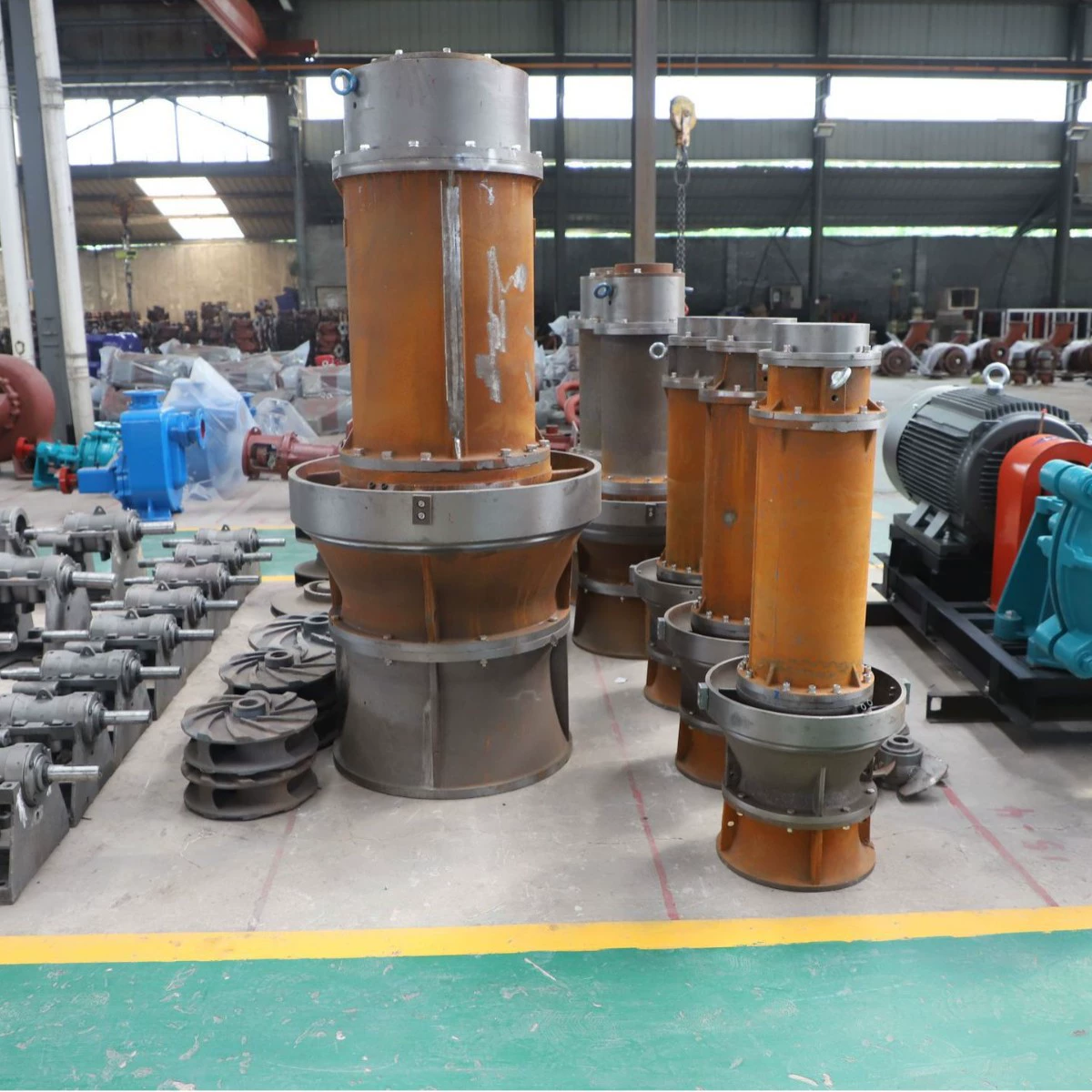 Погружной осевой насос Fuxing Industrial QZB, электрическая насосная станция, погружной насос большой производительности, погружной осевой насос