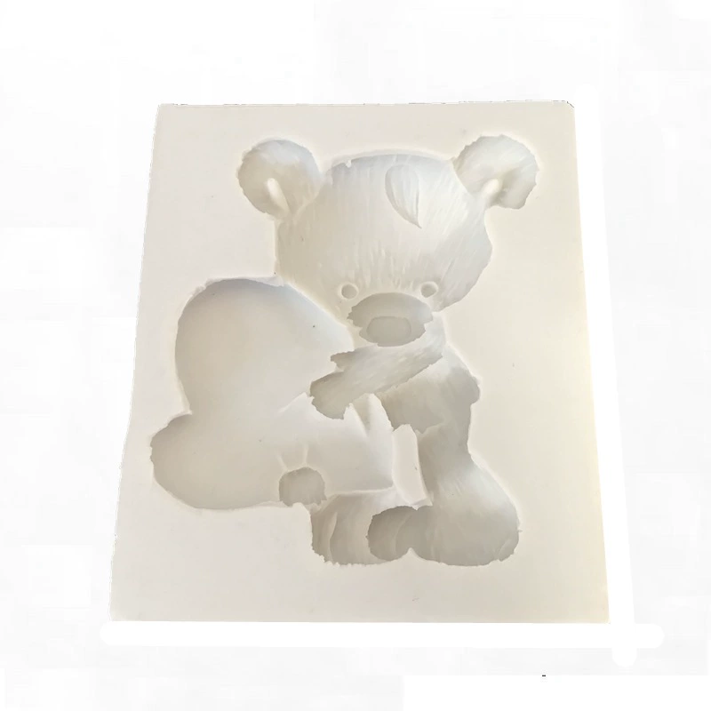 Love Luming Bear Silicon Flinking Cake Model Fruit Jelly Chocolate Model Baking Tool Cake Mold