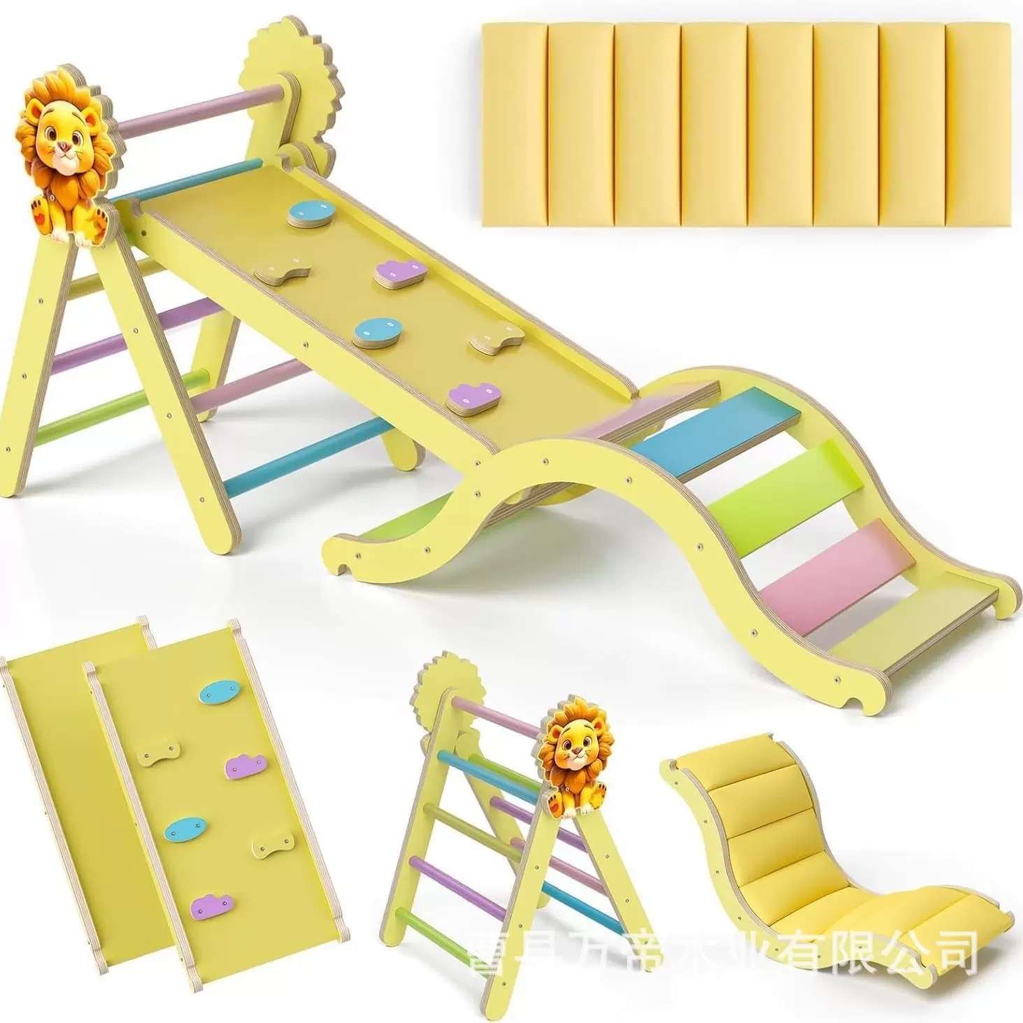 跨境儿童益智攀爬架室内玩具宝宝爬梯滑滑梯儿童敏捷力感统训练器