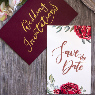 Simple Creative Niche Invitation 2025 New Wedding Banquet Invitation Invitation Invitation Invitation Ins Wind Invitation