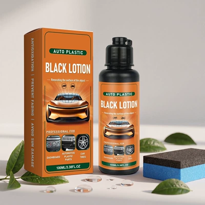 Car Plastic Refurbishment Agent, Interior Whitening Remover, Blackening and Brightening Agent, Anti-Aging Daily Care and Maintenance Cleaner
