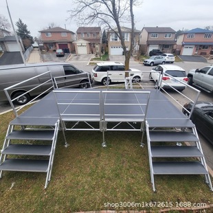 Factory Direct Aluminum Alloy Stage for Outdoor Performances 1* 2m Assembled Simple T-Stage for Various Venues