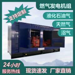 养殖场燃气发电机组1000千瓦大型三相油田天然气沼气发电机组