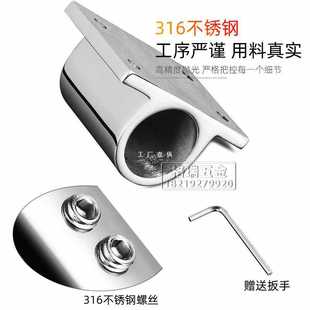 ✅ 316 Stainless Steel Polished 25 Steel Pipe Connector Flat Tee 19 Elbow 22 Round Pipe Flange Seat 32 Four-Way Connector