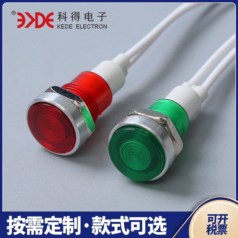 Производители поставляют K69-2 индикатор красный и зеленый двухцветный внешний шестигранный индикатор светодиодный неоновый свет электрический индикатор