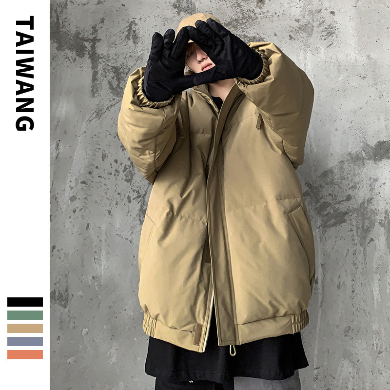 Herenkleding Modieuze zijden katoenen jassen voor mannen 2024 winter nieuwe stijl jassen voor tieners basic multi color zijden katoenen jassen_voghion.com