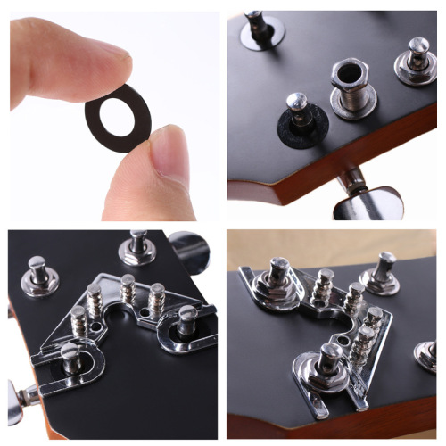 String tuner system, acoustic and electric guitar string tuning device, folk guitar string tuning system