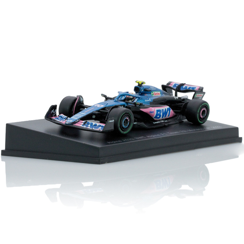 (2개) SPARK 1 | 64 ALPAI A523 PIERRE GASLI OKON F1 그랑프리 합금 자동차 모델 컬렉션